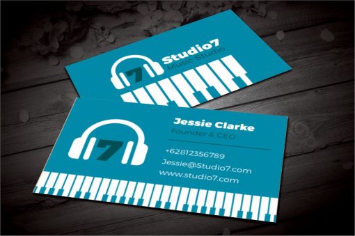 Card for Music Studio