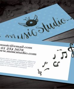 Custom Printed Music Cards