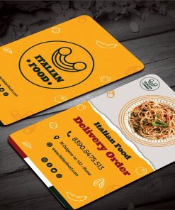 Food Delivery Service Cards