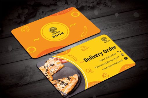 Print Food Catering Cards
