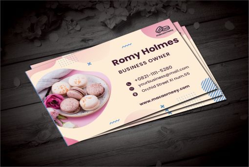 Matt Business Card for Restaurant