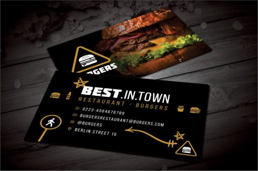 Fast Food and Burger Card