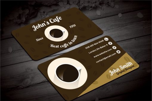 Coffee Shop Business Card