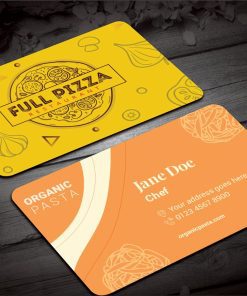 Glossy Pizza Cards