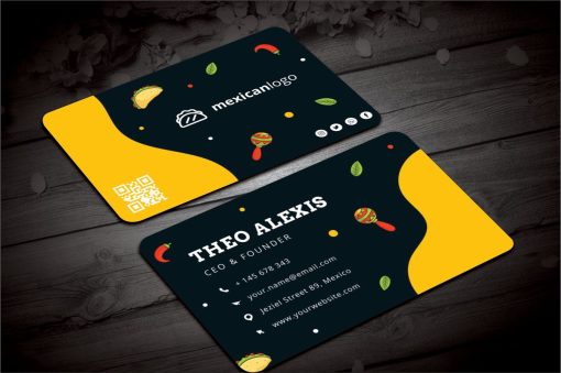 Fast Food Business Card