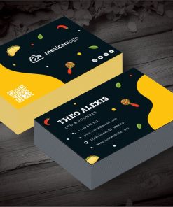 Fast Food Business Card India