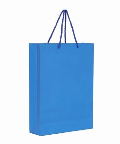 Cosmetic Blue Paper Bag