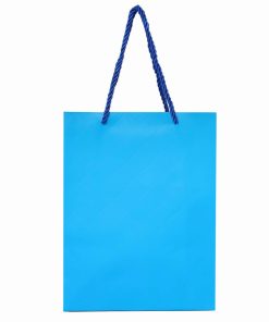 Blue Paper Perfume Gift Bag