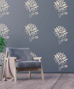 Best Floral Wall Stencil