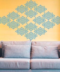 Damask Paint Stencils for Walls