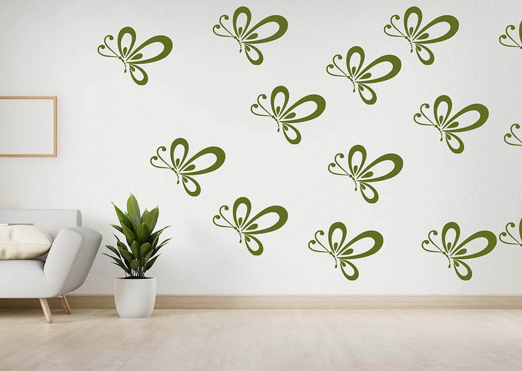 Magnolia and Berries Wall Stencil LARGE WALL STENCILS - Etsy
