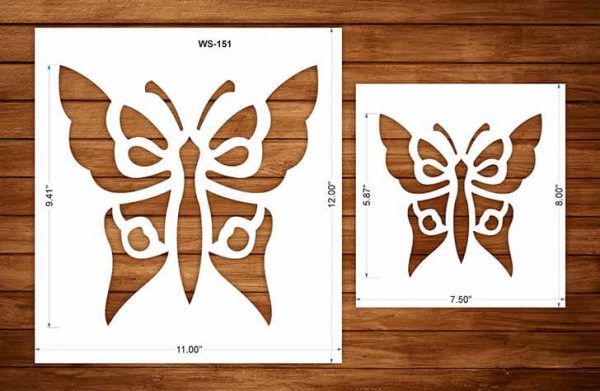 Butterfly Wall Art Stencil for Girls Room