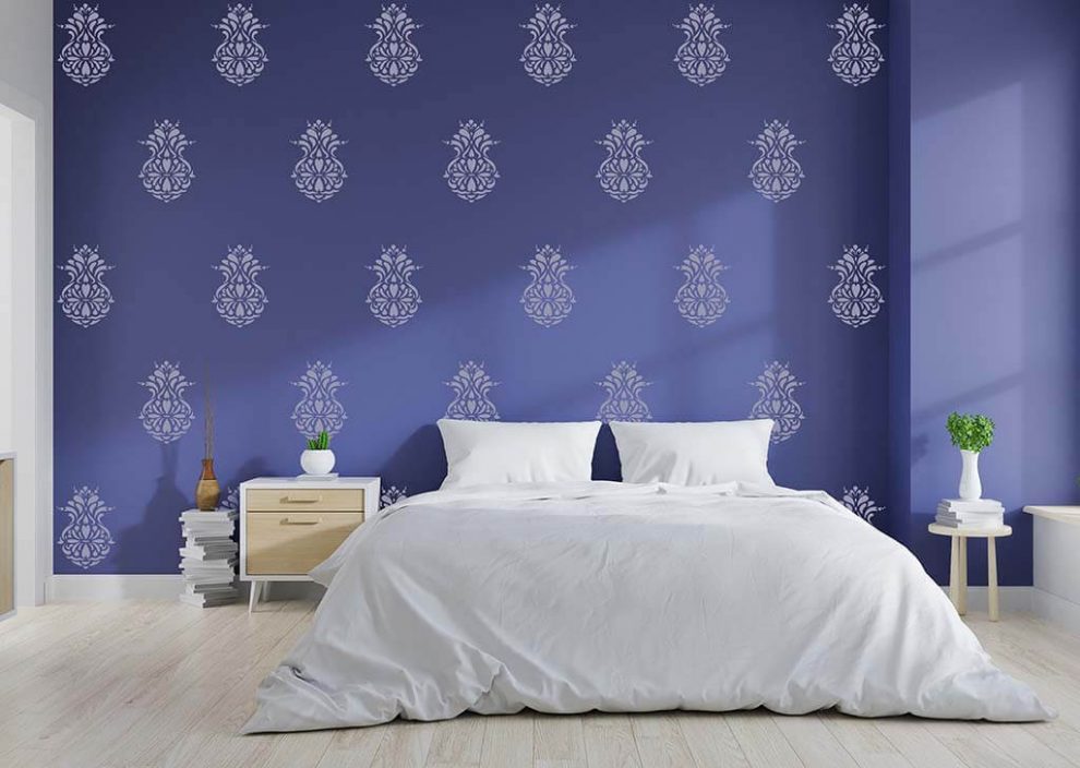 Shop Motif and Paisley Wall Painting Stencil Designs