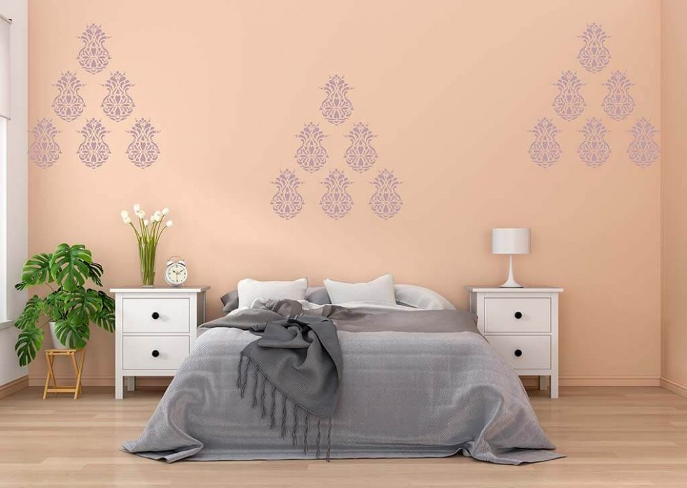 Shop Motif and Paisley Wall Painting Stencil Designs