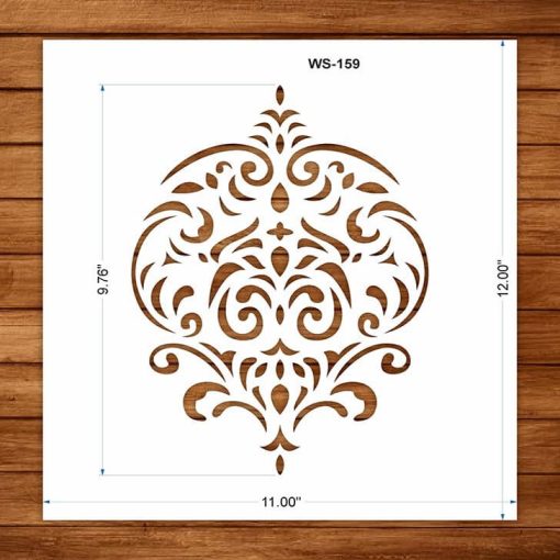 Buy Paisley Stencil for Walls