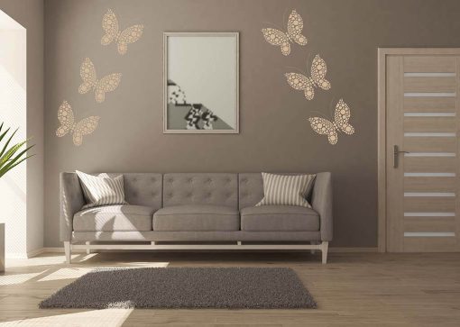 Butterfly Wall Stencil Design