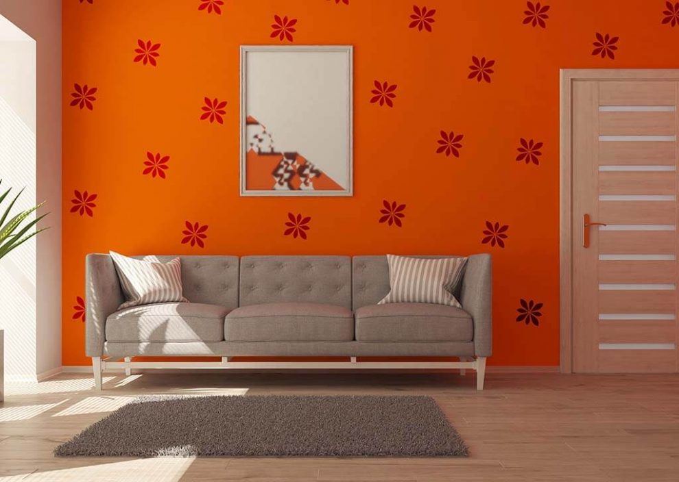 Large Wall Paisley/Motif Stencil Design Online India