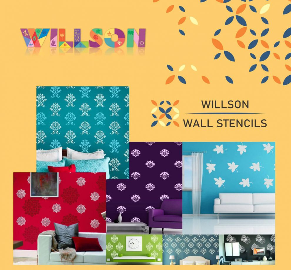 Damask Stencil Pattern Buy Online Wall Stencil Designs