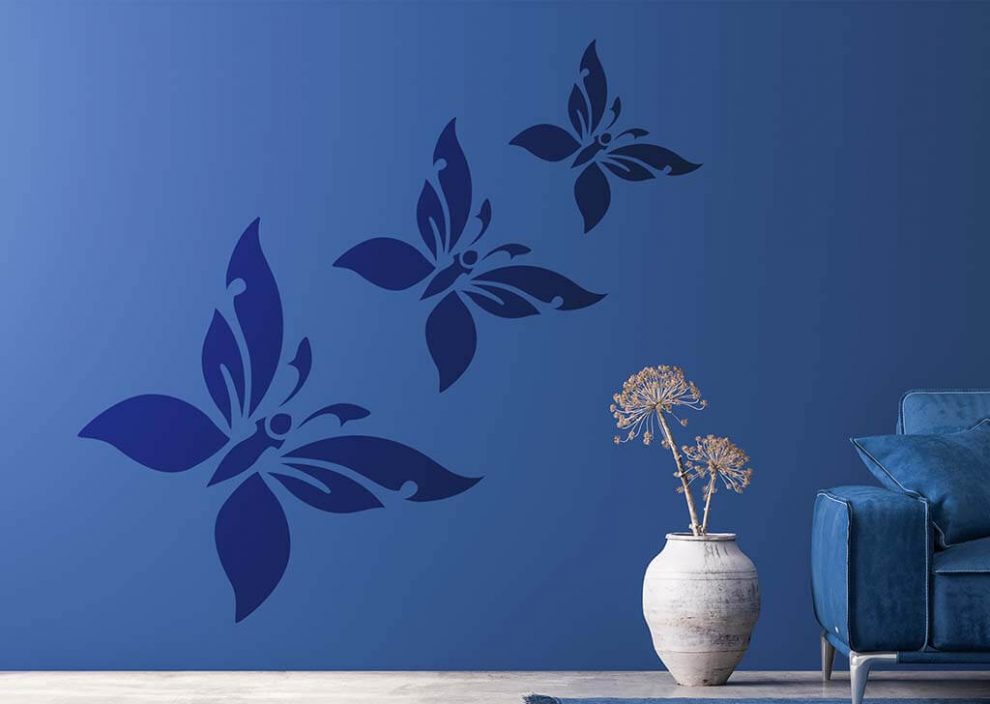 Modern Geometric Wall Stencil ? Geometric Pattern Stencil