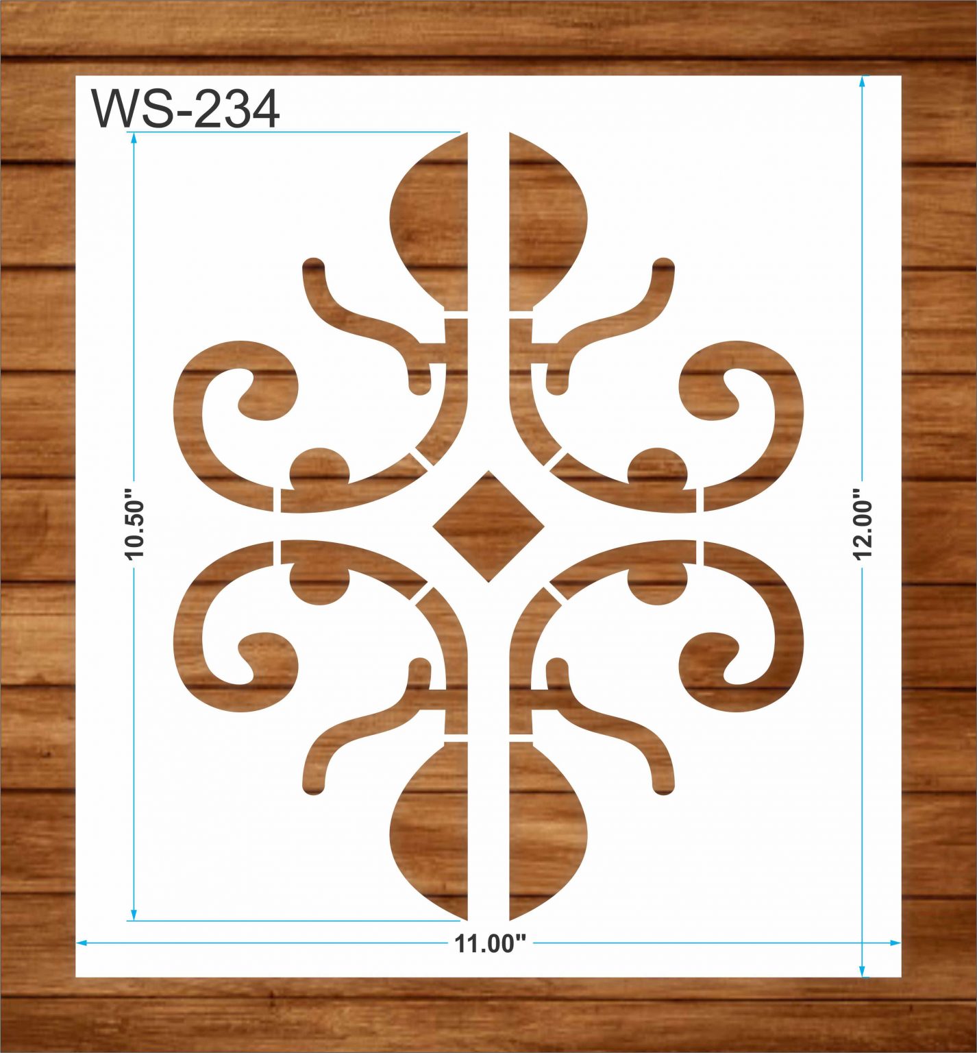 Leaf Paint Stencils for Walls Large Leaf Wall Stencil