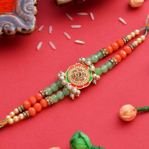 Pearl Rakhi For Brother
