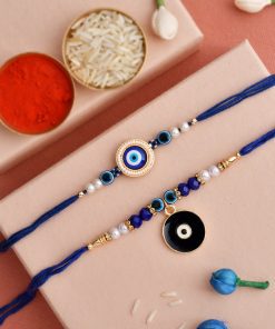 Send Evil Eye Combo Rakhi Gifts to India
